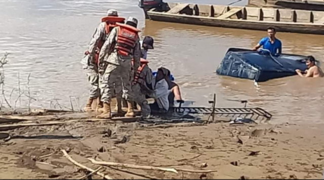 Mueren ahogadas cuatro personas dentro de un vehículo en Beni