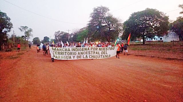 Los indígenas se movilizan en defensa de su territorio