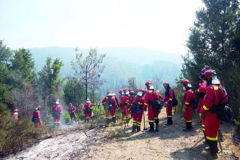 Investigan a pirómanos en los incendios de Chile