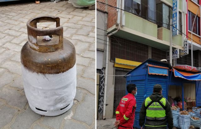 Dos heridos en El Alto por fuga de gas de una garrafa