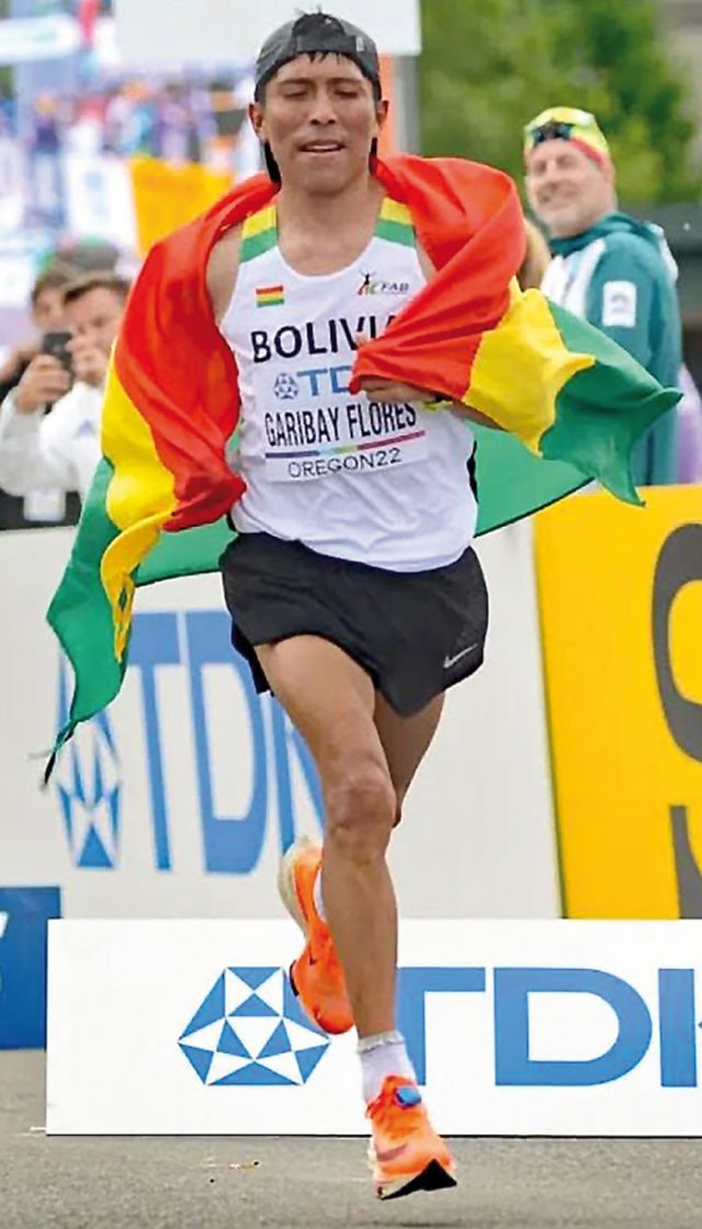 Héctor Garibay Flores, pulmón del atletismo boliviano
