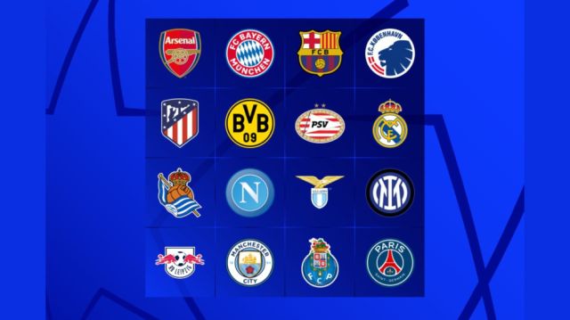 Estos son los 16 clasificados a octavos de final de la Champions League