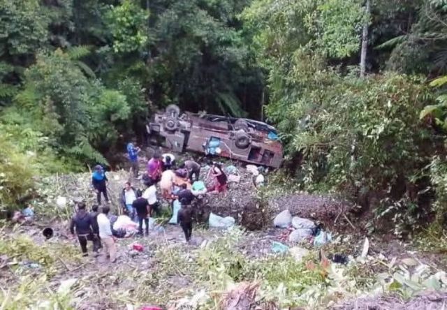 Reportan accidente de un bus en la ruta La Paz - Apolo con varios ...