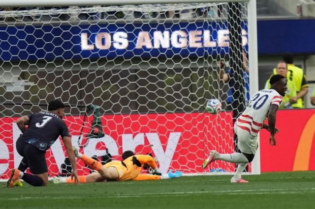 Final del partido: Estados Unidos 4-1 Paraguay