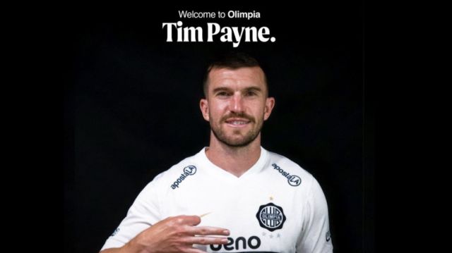 Olimpia le da la bienvenida a Tim Payne, el mediático futbolista de Nueva Zelanda