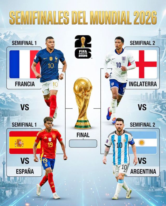 Cuatro campeones en semifinales por tercera vez en la historia