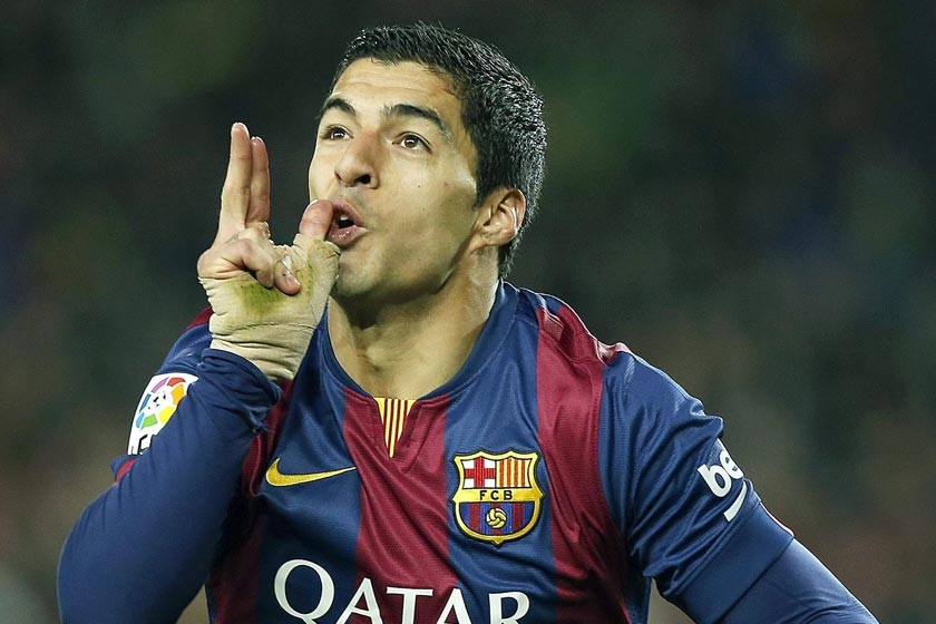 El delantero uruguayo Luis Suárez marcó el gol de la victoria para el Barcelona en el clásico de España
