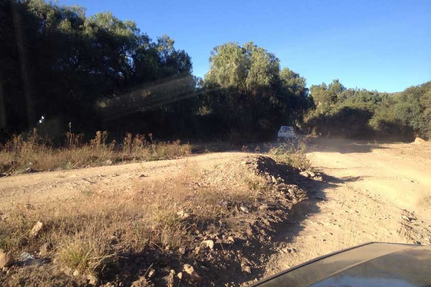 Oscar Crespo: inician mejoras  en la carretera