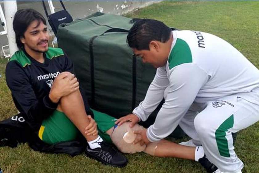 Marcelo Martins no pudo completar el partido amistoso frente a Argentina, pero se descartó una lesión.
