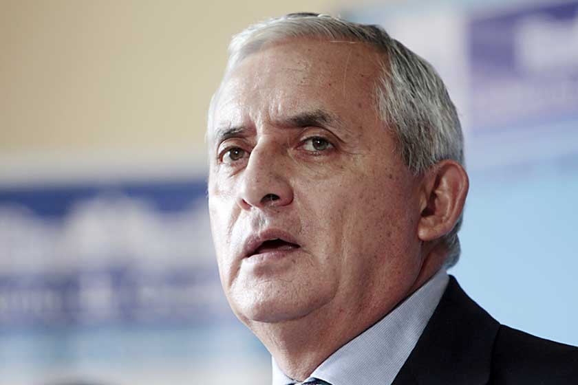 CORRUPCIÓN. El presidente guatemalteco, Otto Pérez Molina, habla con la prensa sobre las denuncias de corrupción