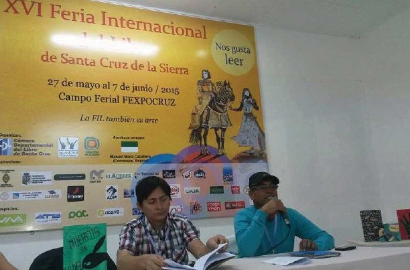 PRESENTACIÓN. En la XVI Feria Internacional del Libro en Santa Cruz; próximamente se presentará en la ciudad de Sucre.