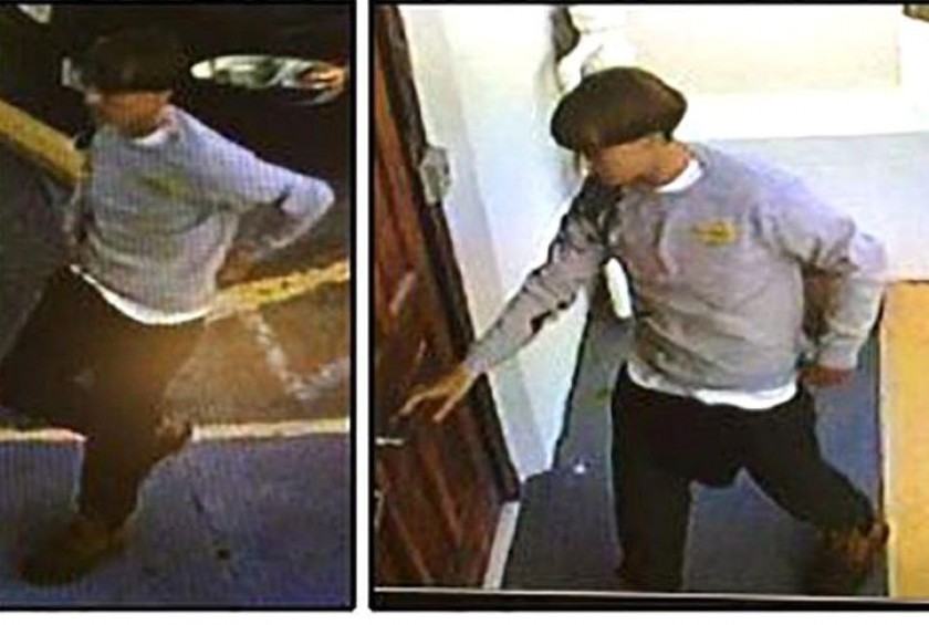 Imágenes facilitadas por la policía de Charleston que muestra al sospechoso del tiroteo en una iglesia. EFE