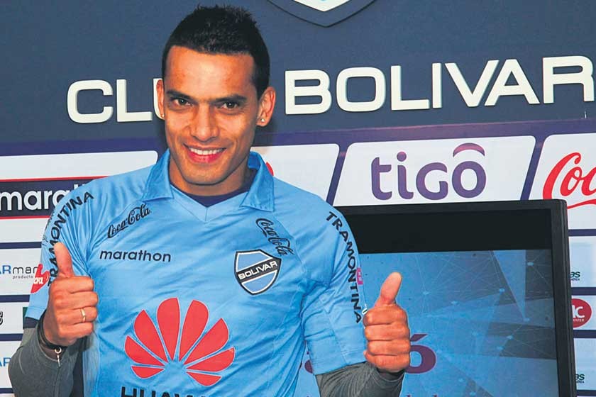 El delantero William Ferreira fue presentado oficialmente en Bolívar.