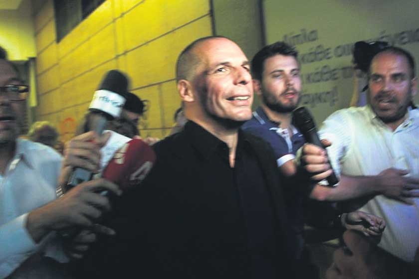 RENUNCIA. El saliente ministro griego de finanzas Yanis Varoufakis, cuestionado en Europa.