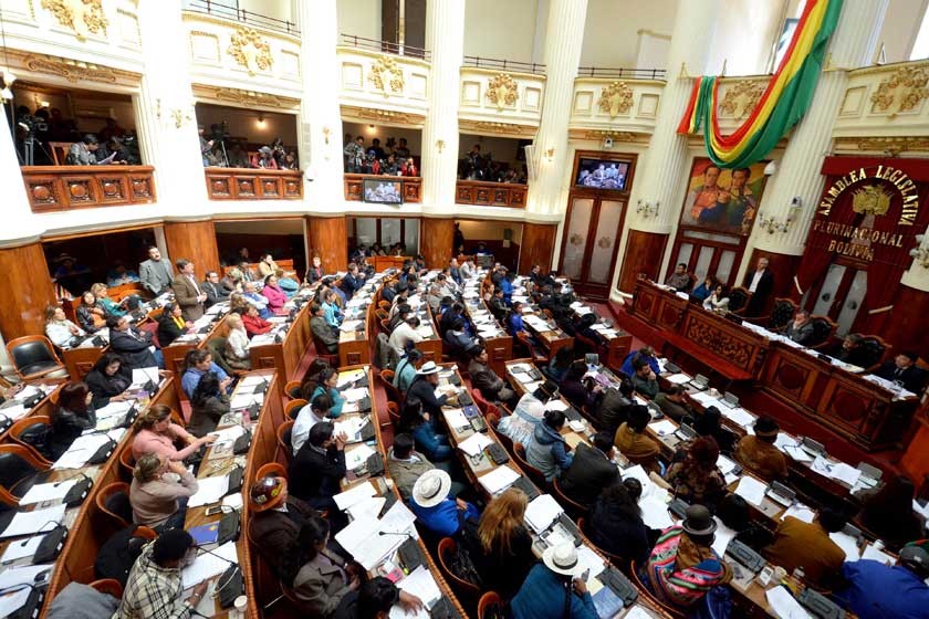 Los miembros de la Asamblea Legislativa Plurinacional tomarán definiciones en esta jornada.