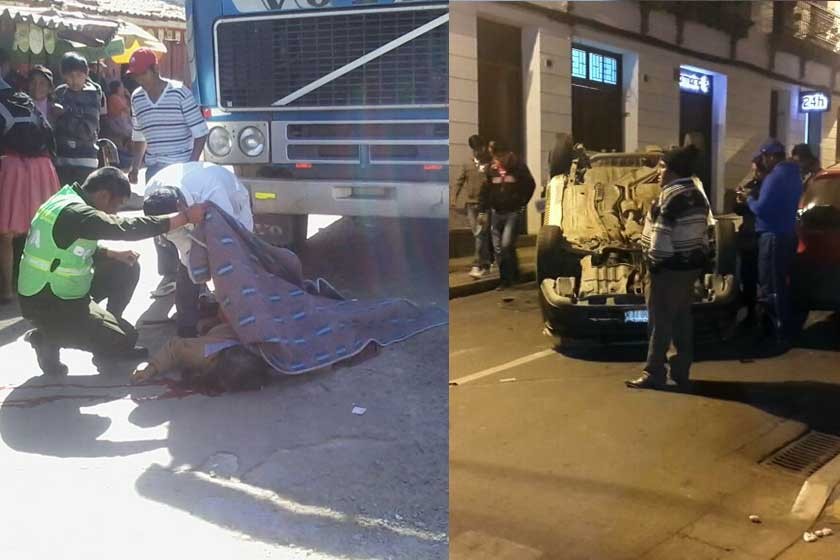 ACCIDENTES. El fin de semana hubo varios hechos de tránsito, un atropello con muerte y una colisión con daños severos
