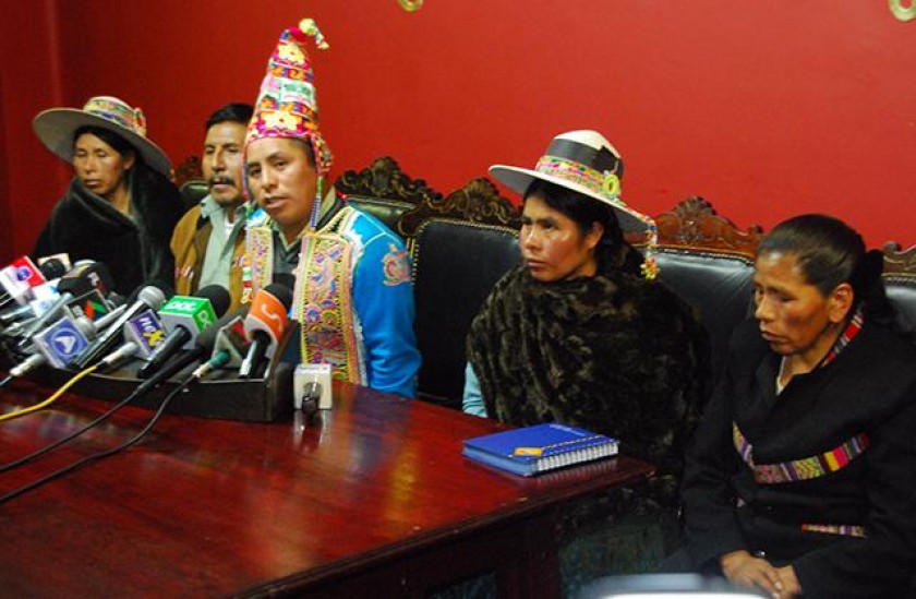 Los ayllus de Potosí cercarán la capital potosina si Comcipo no va al diálogo en 24 horas. Foto: Gentileza