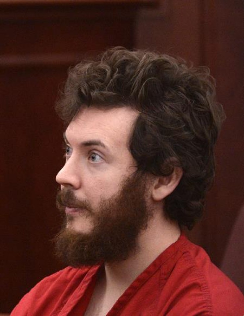 El condenado a cadena perpetua, James Holmes. FOTO: EFE