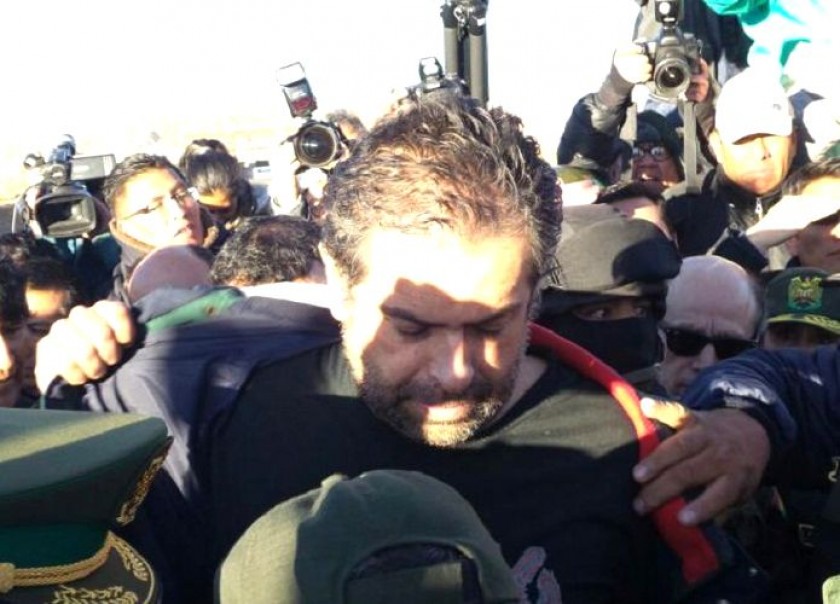 Belaunde se fugó en La Paz, pero posteriormente fue aprehendido y extraditado a Perú. Foto: ABI/Archivo