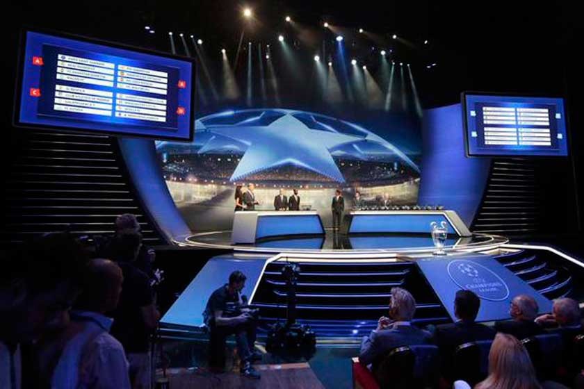 El sorteo de los ocho grupos de la Champions League tuvo como escenario el Fórum Grimaldi de Mónaco.