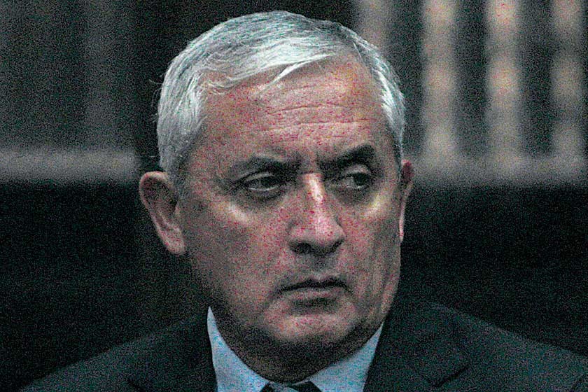 ACUSADO. Otto Pérez Molina fue implicado en un escándalo de fraude tributario.