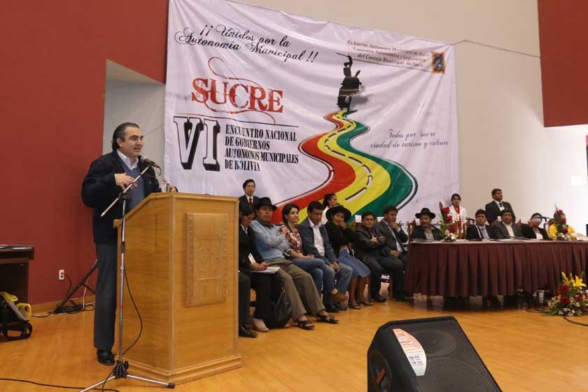 La ceremonia de inauguración de ayer en la Villa Bolivariana, donde asistieron cientos de delegados de los municipios