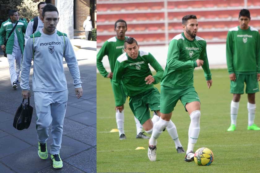 El argentino boliviano Damián Lizio (i) podría jugar los partidos de la Selección frente a Uruguay y Ecuador
