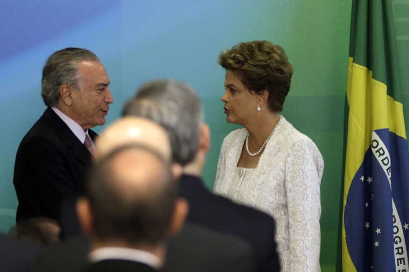 PRONUNCIAMIENTO. La presidenta brasileña, Dilma Rousseff, justificó los espacios cedidos a la fuerza aliada