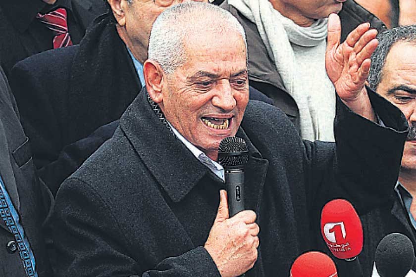 PREMIO Foto de archivo tomada el 4 de diciembre de 2013 del secretario general de la Unión General de Trabajadores Tunez