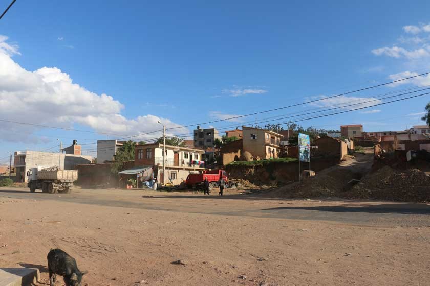 REALIDAD. Ubicado a cuatro kilómetros del centro de Sucre, la zona de Azari revela la falta de atención de las autoridad
