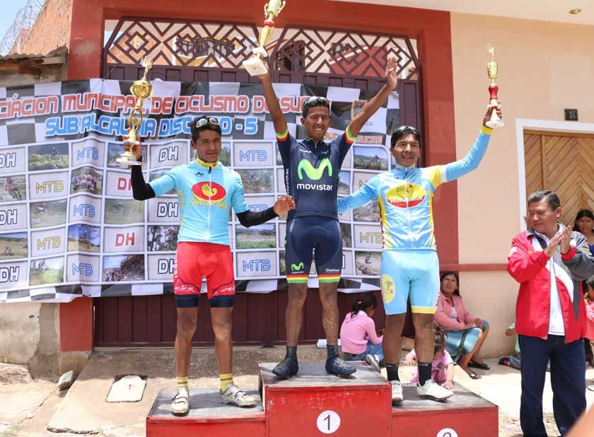 El pedalista potosino Oscar Soliz no tuvo problemas para superar las pruebas del Campeonato Nacional Copa Bolivia