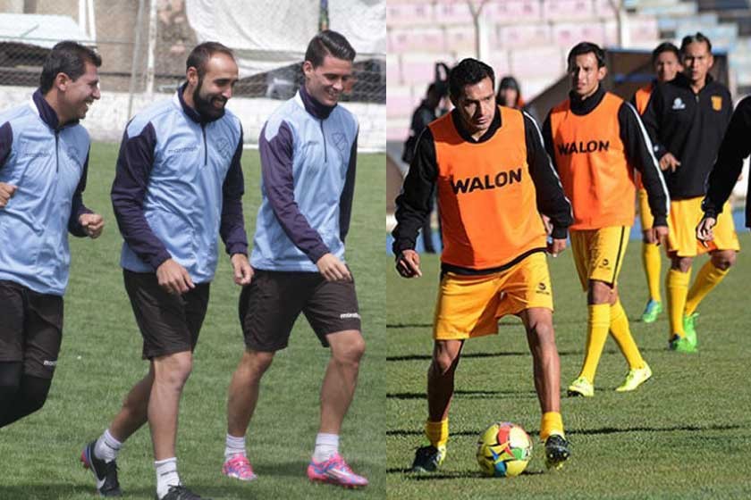 La Academia paceña y el equipo atigrado se enfrentarán esta tarde en el estadio Hernando Siles en un nuevo clásico