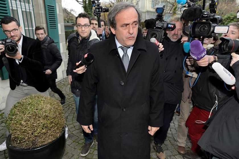 TAS mantiene suspensión de Platini en la FIFA