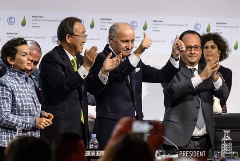 La cumbre del Clima logra su objetivo y sella un acuerdo contra el cambio climático. FOTO: EFE