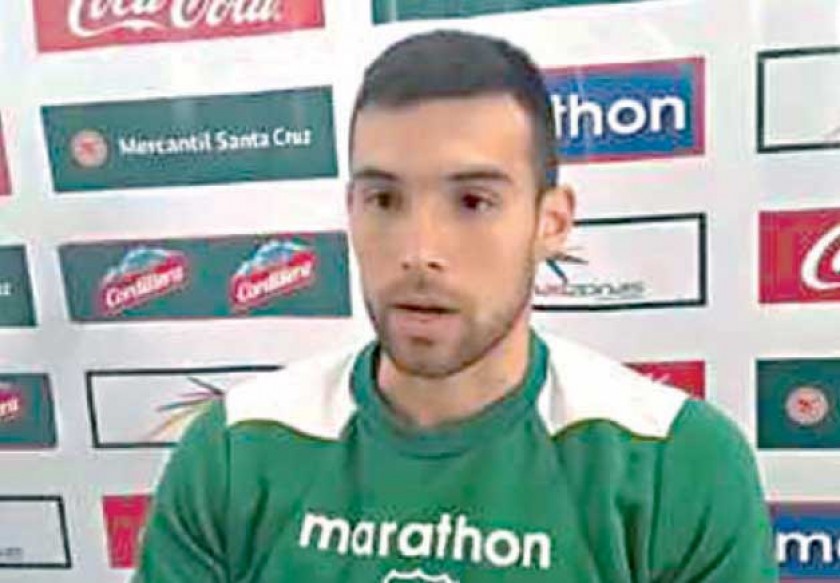 El volante Danny Bejarano, que firmará para Bolívar, en una aparición reciente con la Selección boliviana.