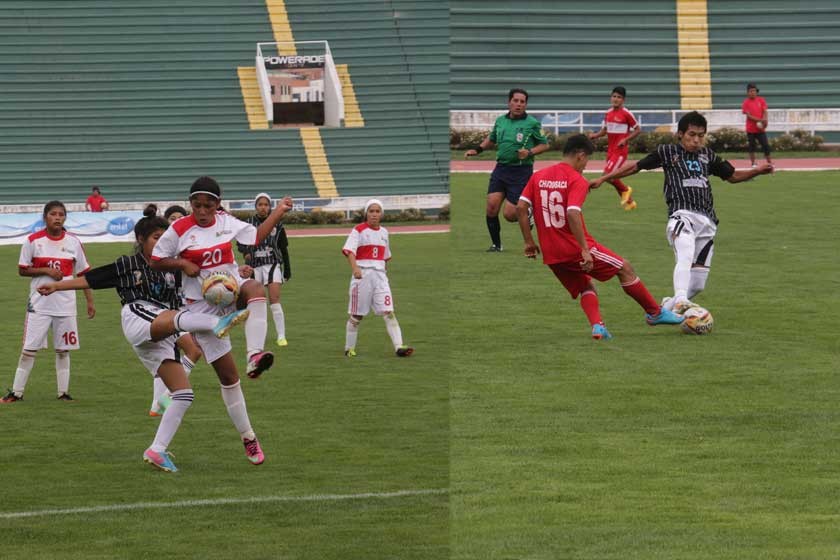 Las selecciones chuquisaqueñas sumaron dos derrotas, ayer, frente a Cochabamba, en el estadio Patria por la Copa ...