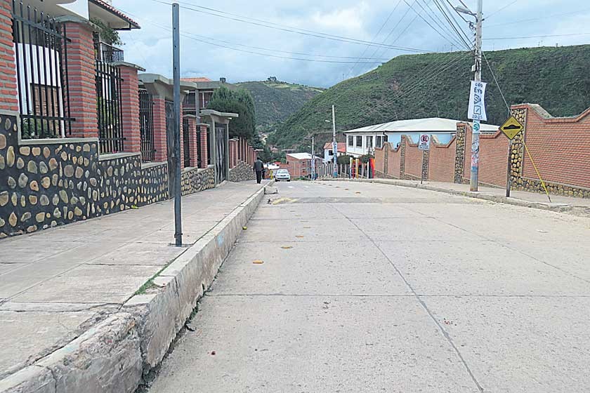 CALLE. En esta zona una adolescente fue raptada y luego vejada por desconocidos.