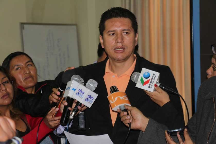 ELEGIDO. Wilber Choque será posesionado como Presidente mañana, miércoles.