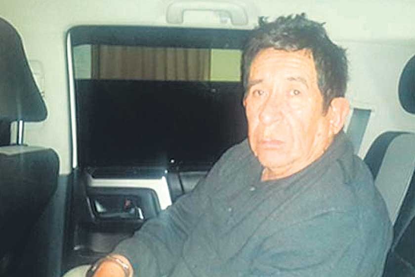 DETENIDO. Felipe Froilán Molina fue sentenciado por dar muerte a Marcelo Quiroga Santa Cruz.