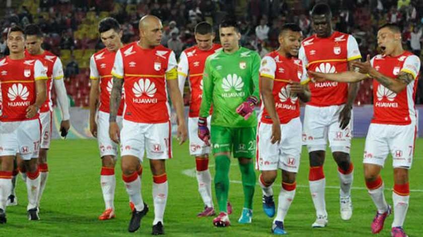 El plantel colombiano jugará el jueves contra Oriente Petrolero.