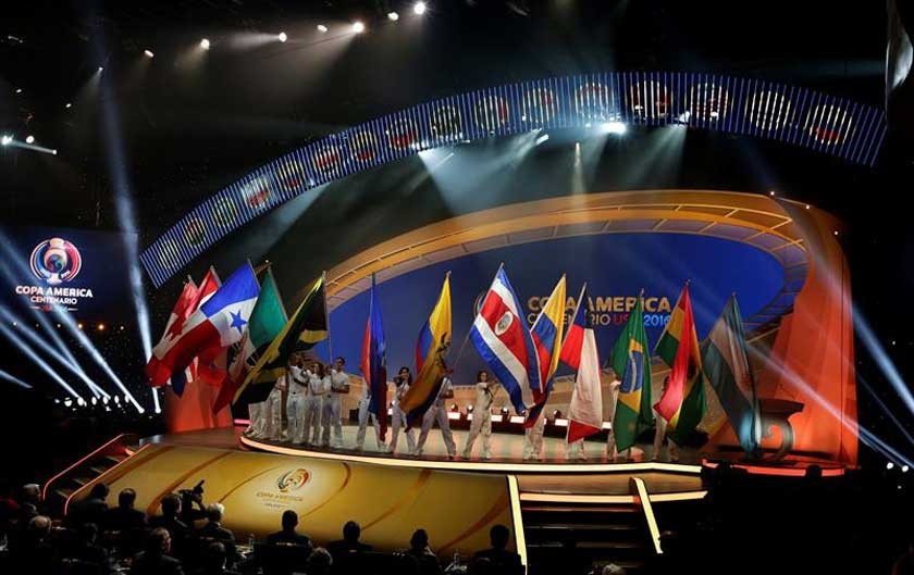 Anoche se realizó el sorteo de grupos de la Copa América Centenario de fútbol, que se disputará en junio