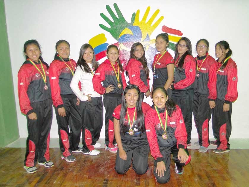 Equipo infantil femenino.