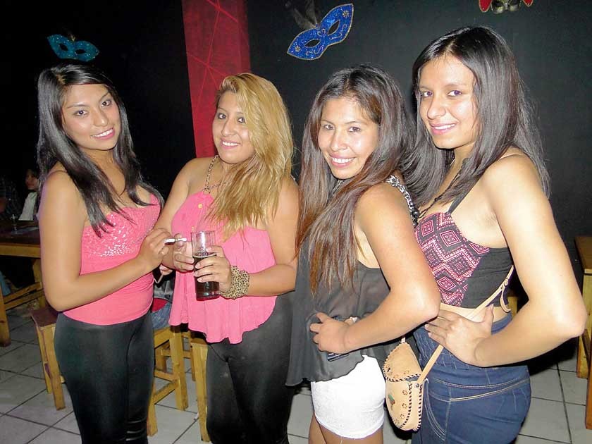 Andrea, Mauje, Anahí y Jael.