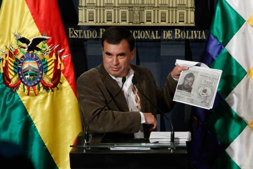 POSICIÓN. La conferencia de prensa del ministro de la Presidencia, Juan Ramón Quintana, respecto a los dichos de Evo M.