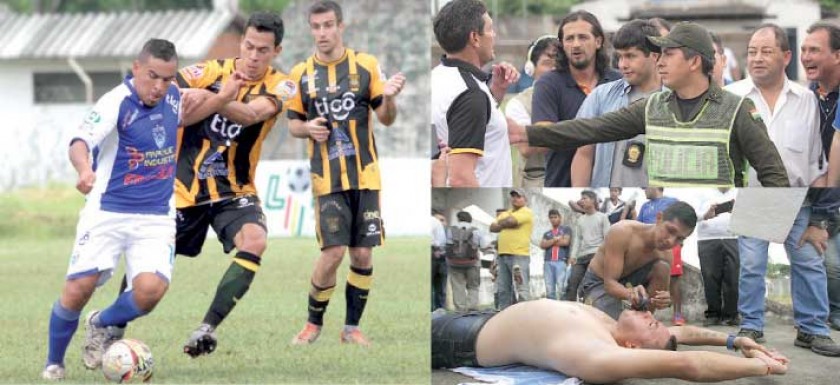 El partido de ayer, entre el Toro y el Tigre terminó empatado, pero al final se produjo una gresca entre entrenadores