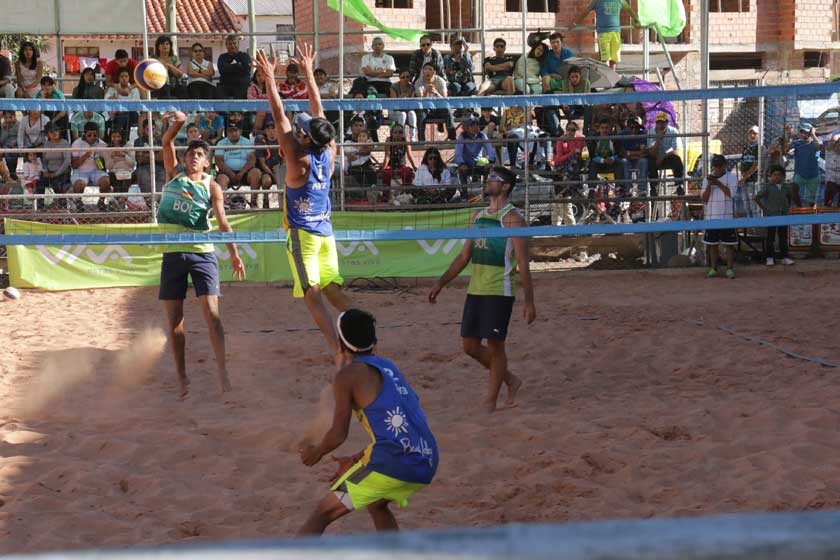 Un pasaje del partido final de varones
