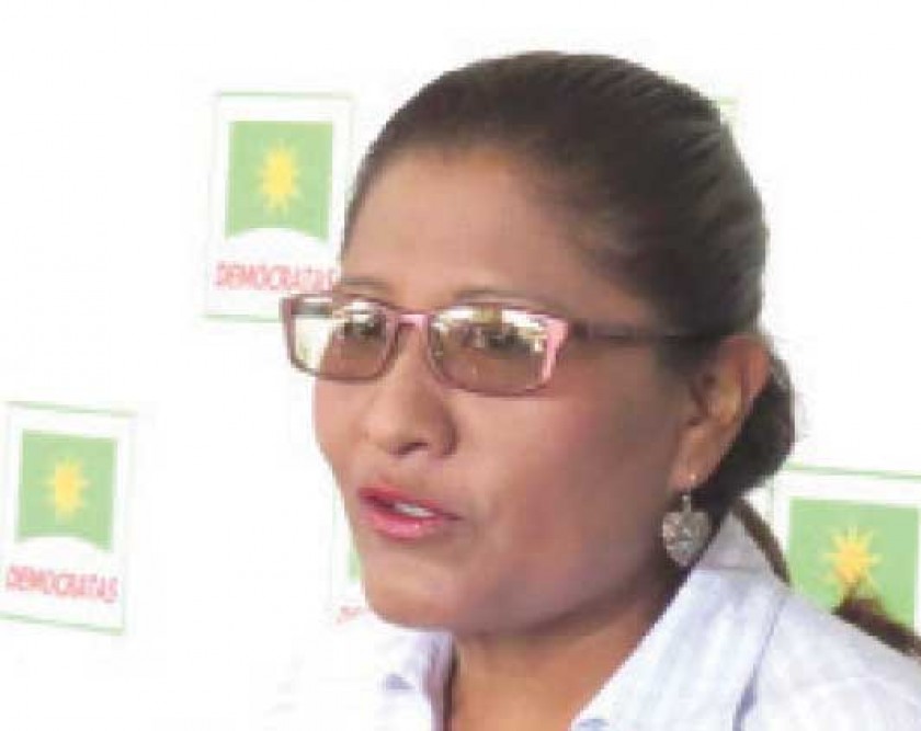 DIPUTADA. La opositora Griselda Muñoz.