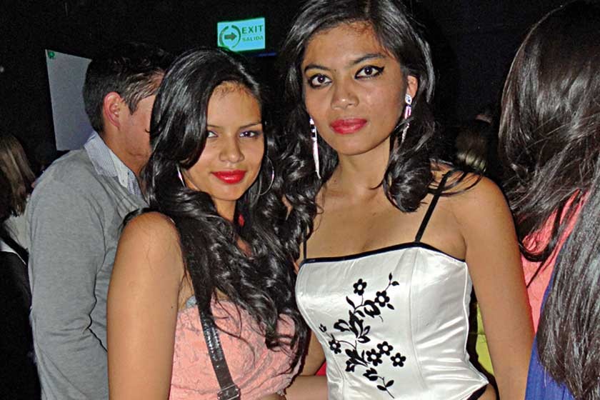 Mariela Romero y Paola Salazar.