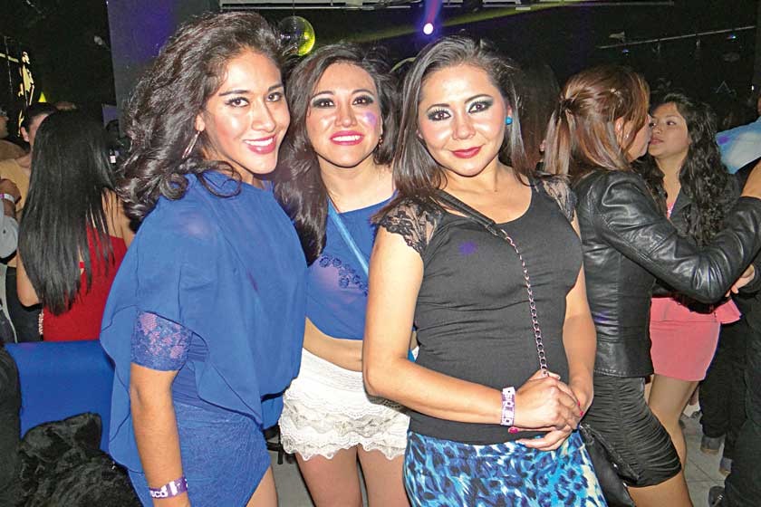 Ana Galia Gonzales, Fernanda Mendieta y Homaira García.