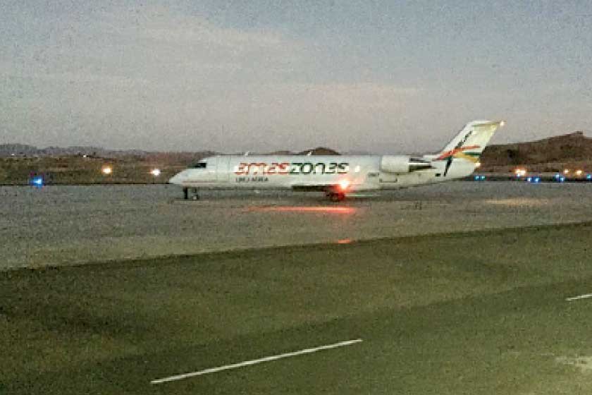 OPERACIÓN. La empresa Amaszonas fue la primera en solicitar el encendido de las luces de pista para el despegue